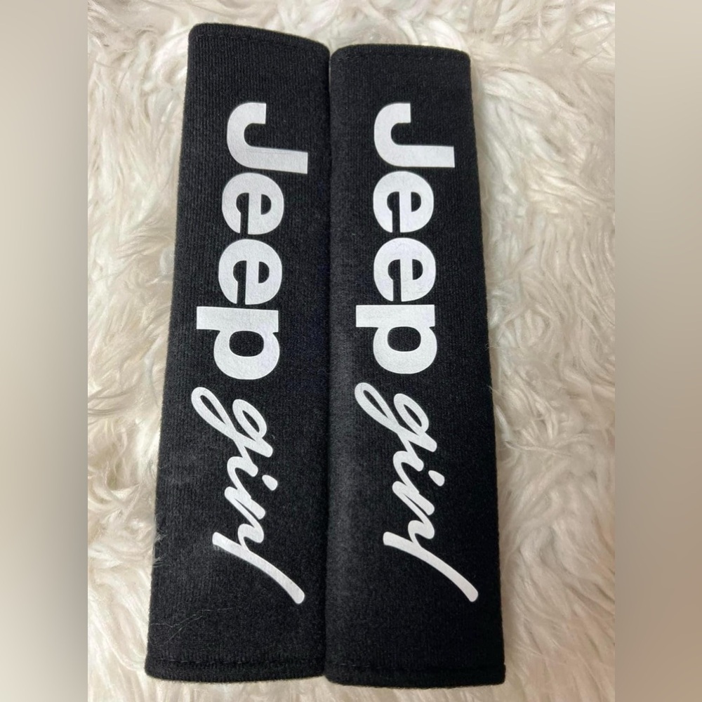 Braille new seatbelt covers